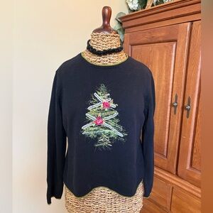 Vintage Talbots Christmas sweater Christmas tree